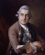 Portrait of Johann Christian Bach Thomas Gainsborough